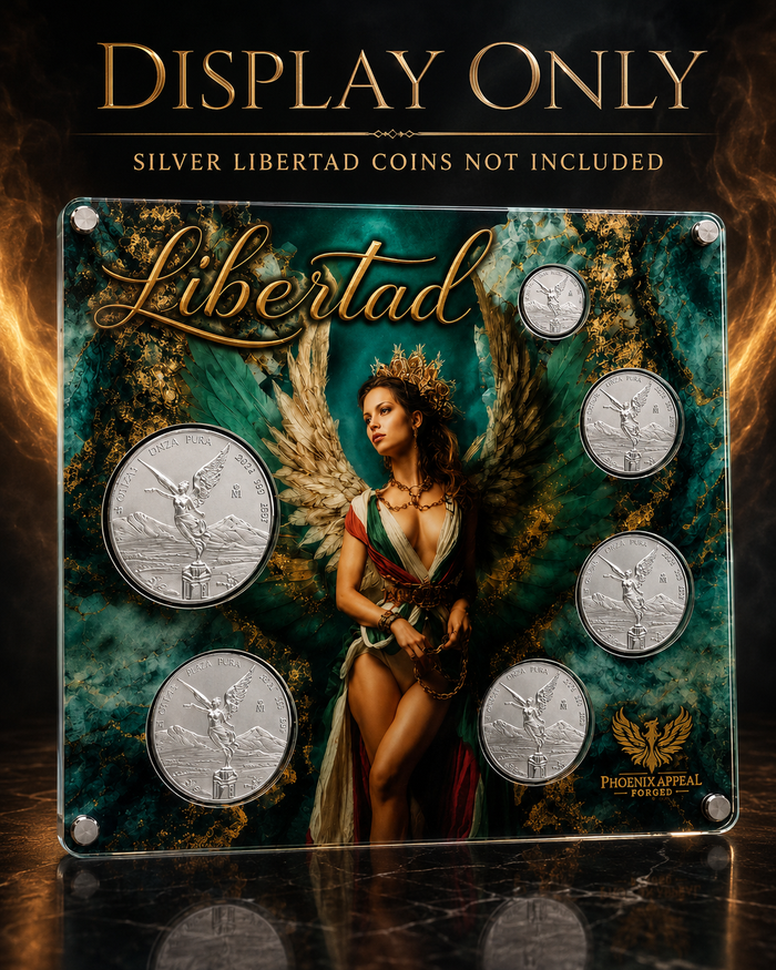 7 Coin Libertad Display Modern Libertad Angel