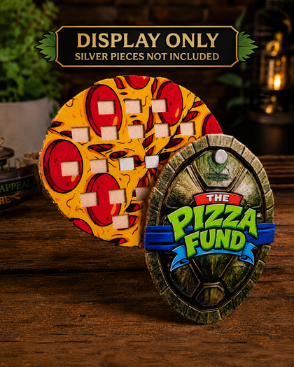 The Pizza Fund – 21 Piece Valcambi Silver Display