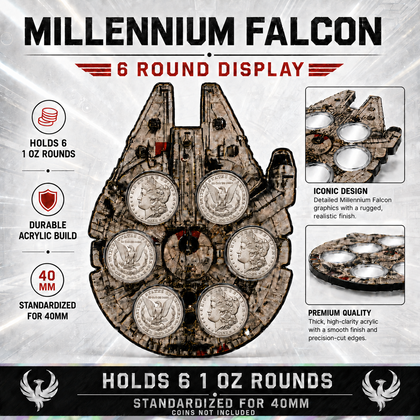 Millennium Falcon 6-Coin Display Holder