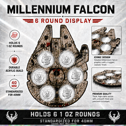 Millennium Falcon 6-Coin Display Holder