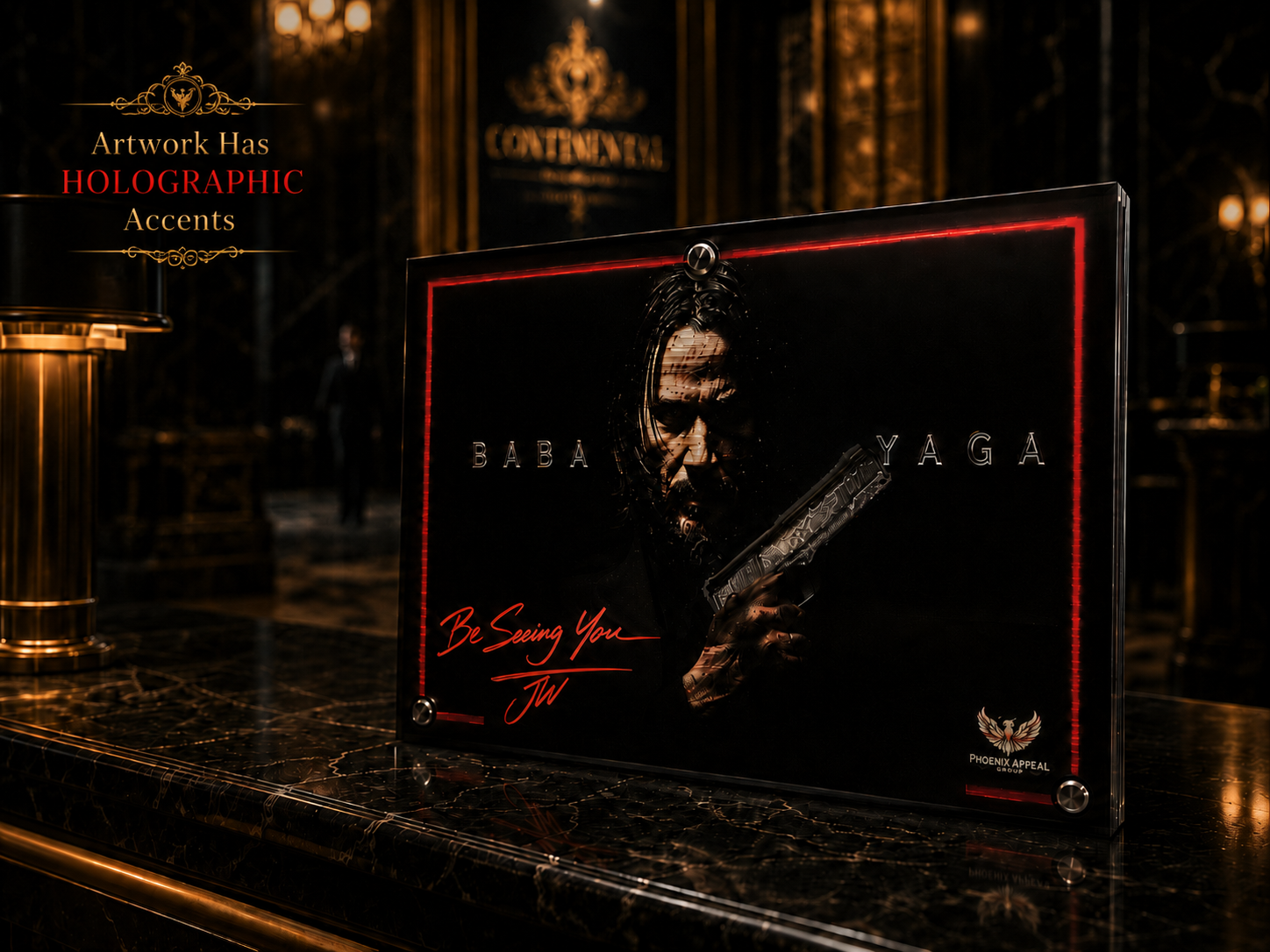 Baba Yaga Display – Holographic Artwork Edition